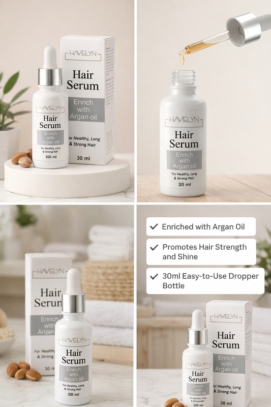 HAVELYN Hair Growth Serum with Argan Oil – Anti Hair Fall | Strong, Long & Shiny Hair Formula