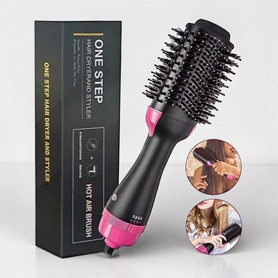 ✨ 3-in-1 Hot Air Brush – Dry, Style & Volumize hair