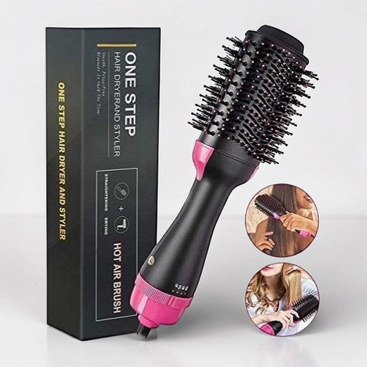 ✨ 3-in-1 Hot Air Brush – Dry, Style & Volumize hair