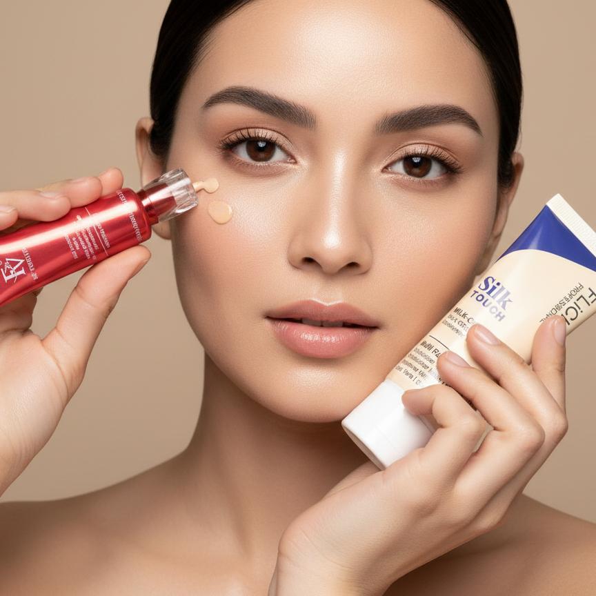 Flicka Primer + Foundation Duo – 2-in-1 Makeup Deal