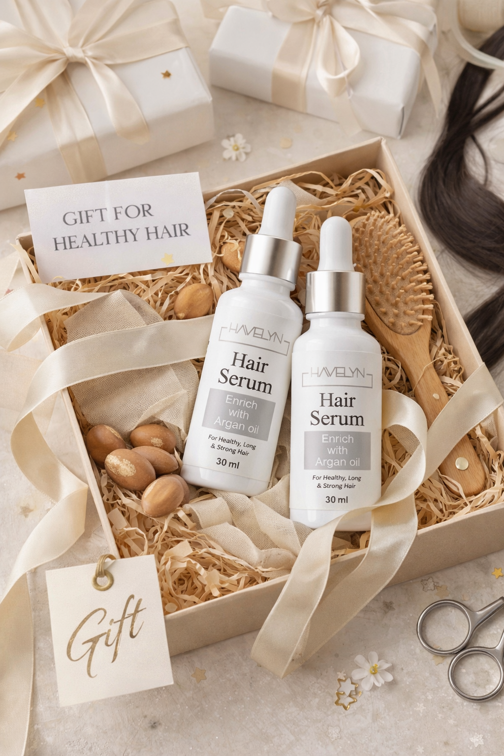 HAVELYN Hair Growth Serum with Argan Oil – Anti Hair Fall | Strong, Long & Shiny Hair Formula