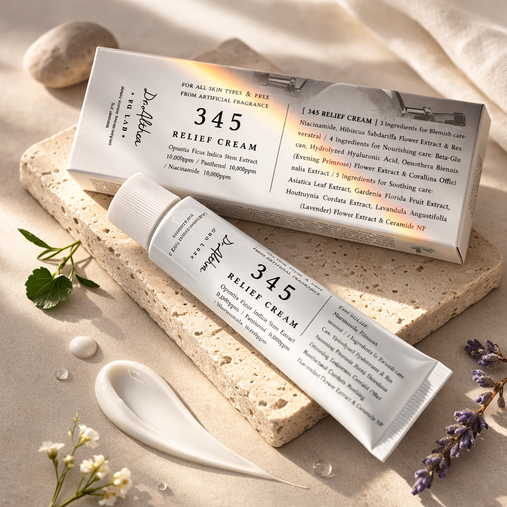 Dr Althea 345 Relief Cream – Calming Daily Moisturizer for Sensitive Skin | 50M