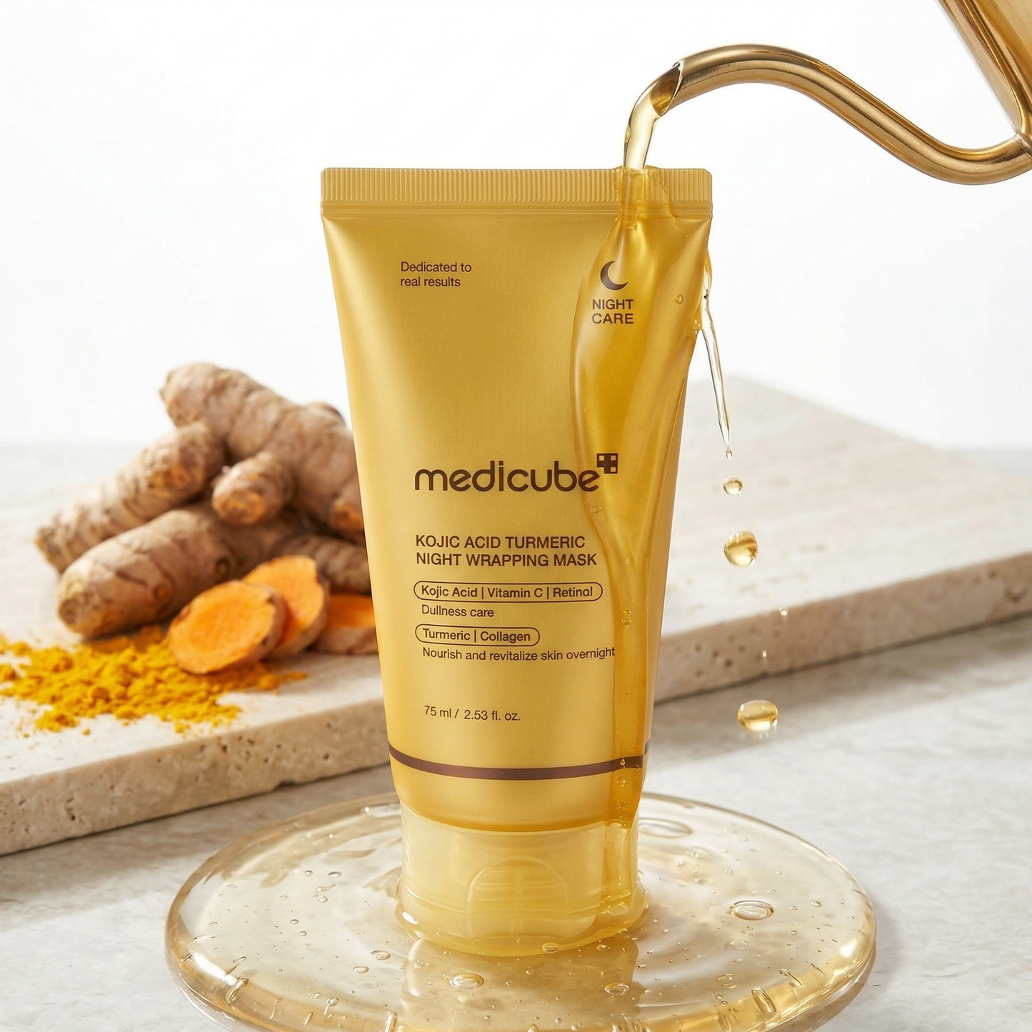 Medicube kojic acid Turmeric Glow Peel Mask