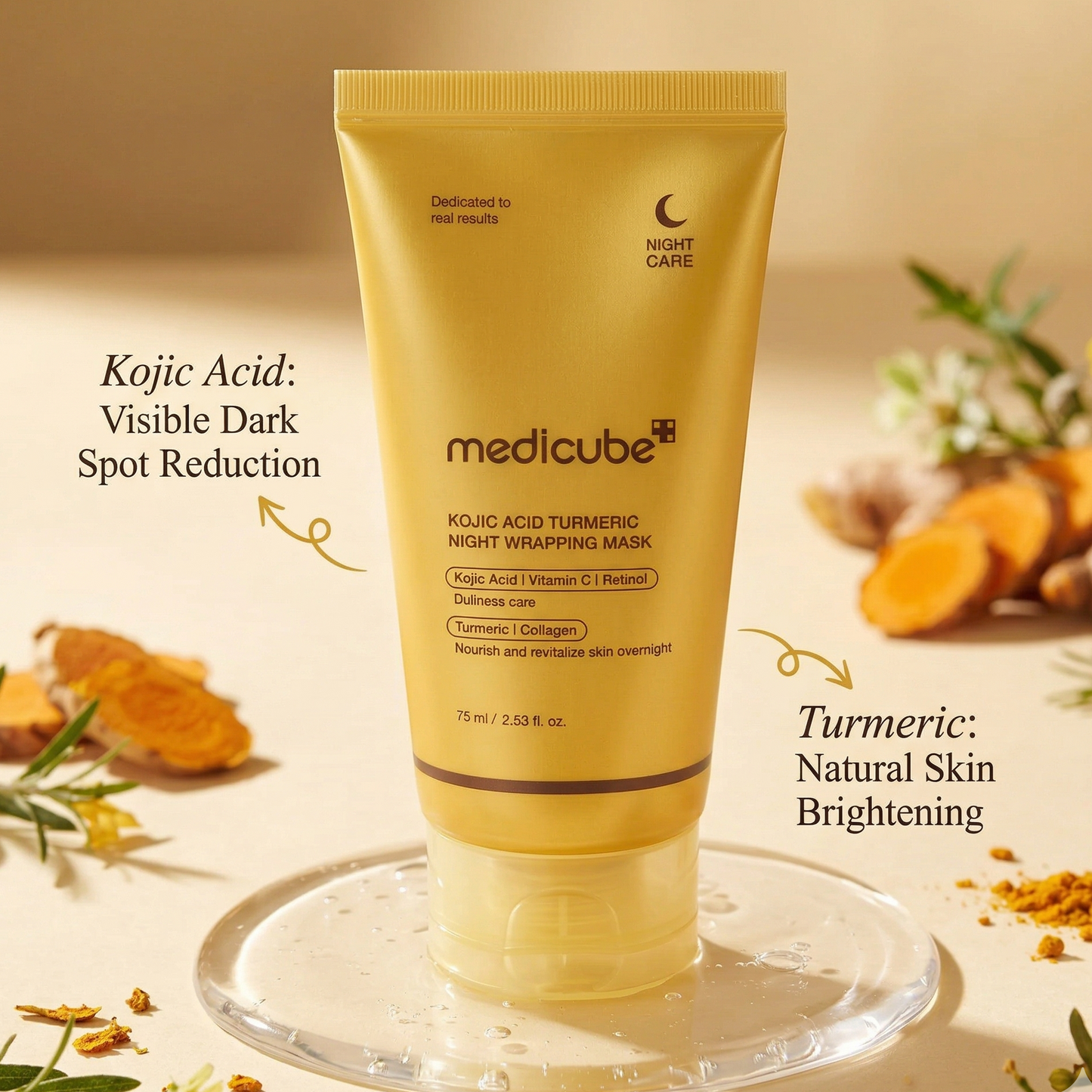 Medicube kojic acid Turmeric Glow Peel Mask