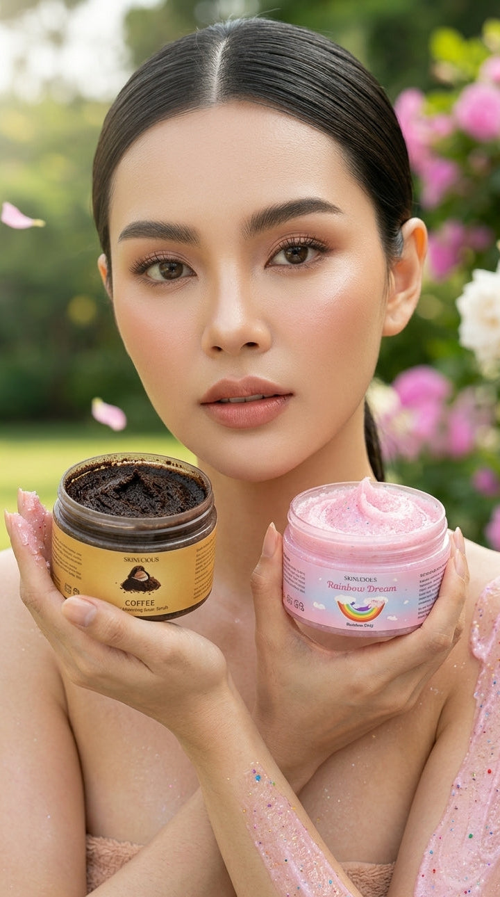 Pack of 2 Sugar Exfoliating Body Scrub – Glow Boost Formula