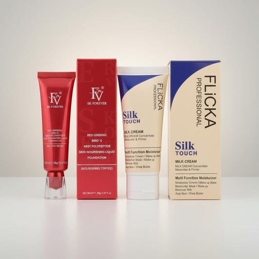 Flicka Primer + Foundation Duo – 2-in-1 Makeup Deal